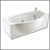 Badev�relser, Badekar