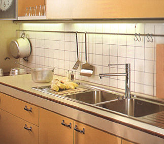 K�kkenarmatur, K�kkenbatteri, Badekar