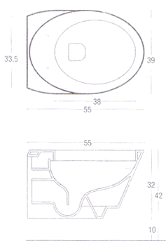 NIC Design Monolite Toiletter