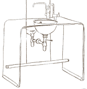 Glas H�ndvaske, Tilbeh�r