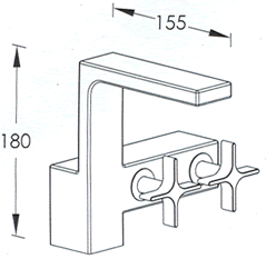 Armaturer Ritmonio Waterblade