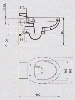 Ceramica Dolomite Piano Toiletter