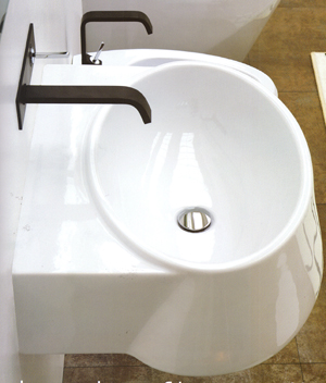 Ceramica Esedra Flatwall H�ndvaske