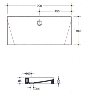 Master Ceramiche Folio H�ndvaske