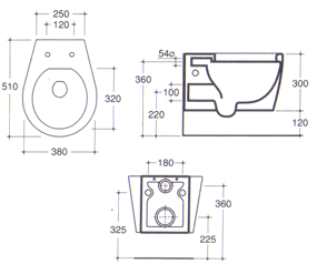 Galassia XES Toilet