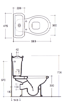 Toiletter, Tilbeh�r, Brusers�t & Tilbeh�r, H�ndvaske, Toilet