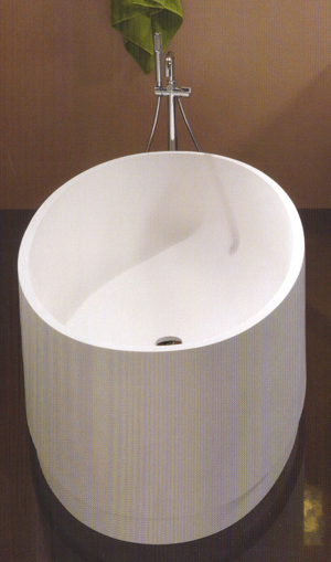 Regia Jolie Fritst�ende Glas Badekar