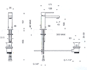 Armatur Gessi Rettangolo 20001