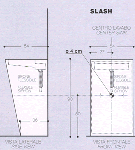 Antonio Lupi Slash H�ndvaske