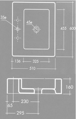 Scarabeo Square H�ndvaske
