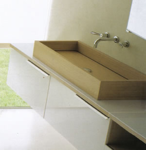 Agape Woodline H�ndvaske i tr�